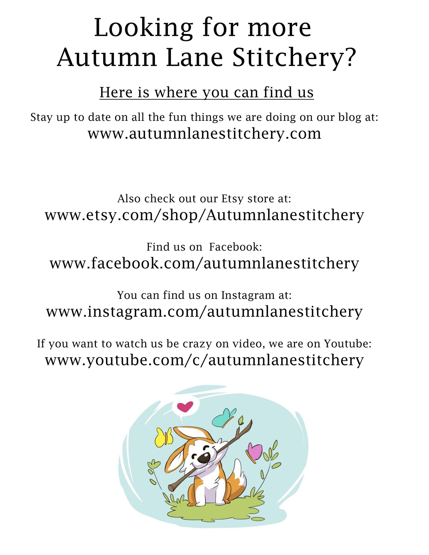 Spring Blooms Cross Stitch Pattern - Physical Leaflet