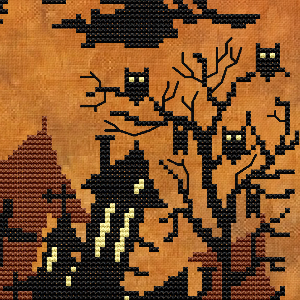 Tonight We Ride Cross Stitch Pattern - Physical Leaflet