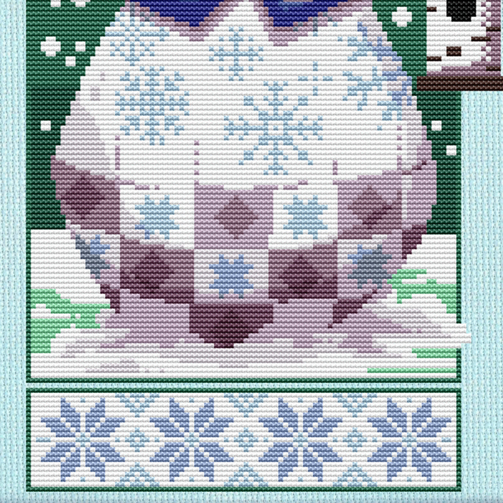 Winter Friends Cross Stitch Pattern - Digital Download