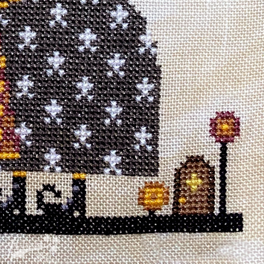 Hilda the Garden Witch Cross Stitch Pattern - Digital Download