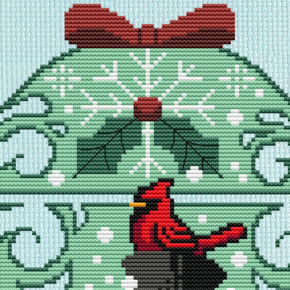 Winter Friends Cross Stitch Pattern - Physical Leaflet