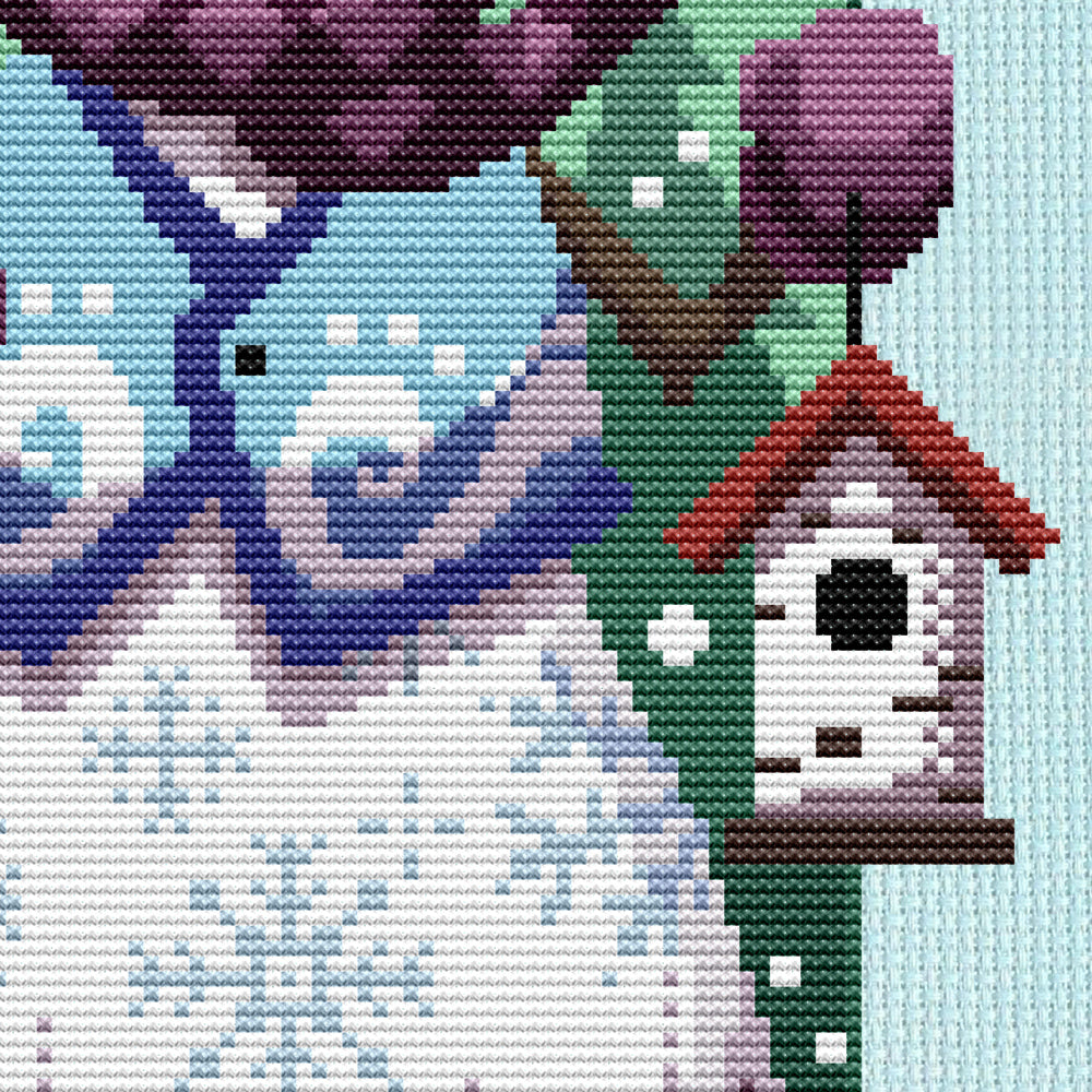 Winter Friends Cross Stitch Pattern - Digital Download