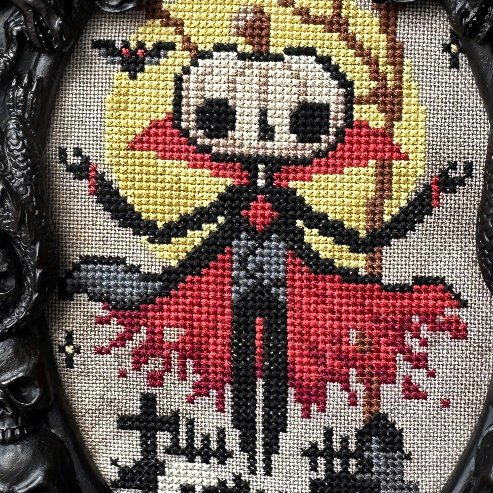 A Spooky Bite Cross Stitch Pattern - Digital Download