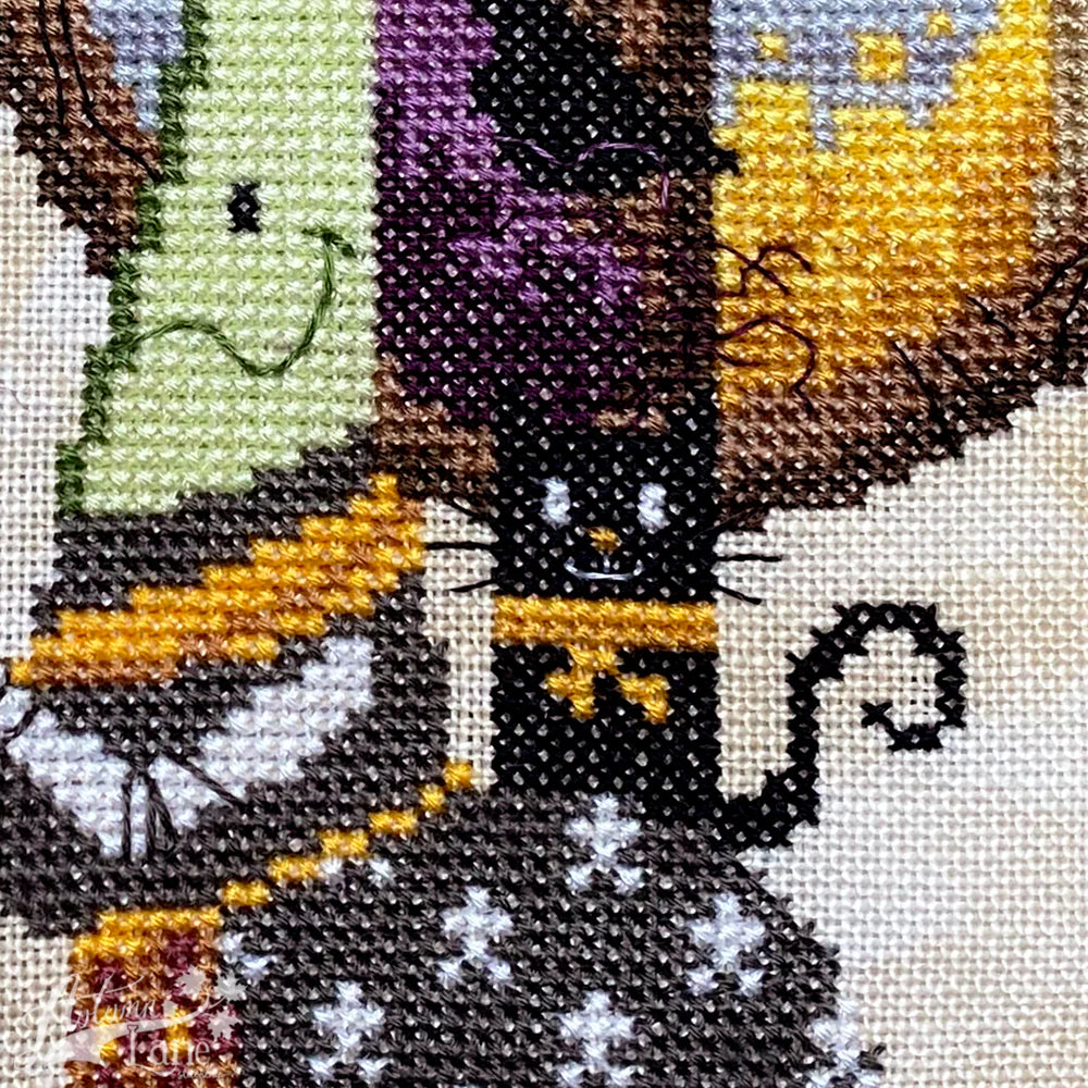 Hilda the Garden Witch Cross Stitch Pattern - Physical Leaflet