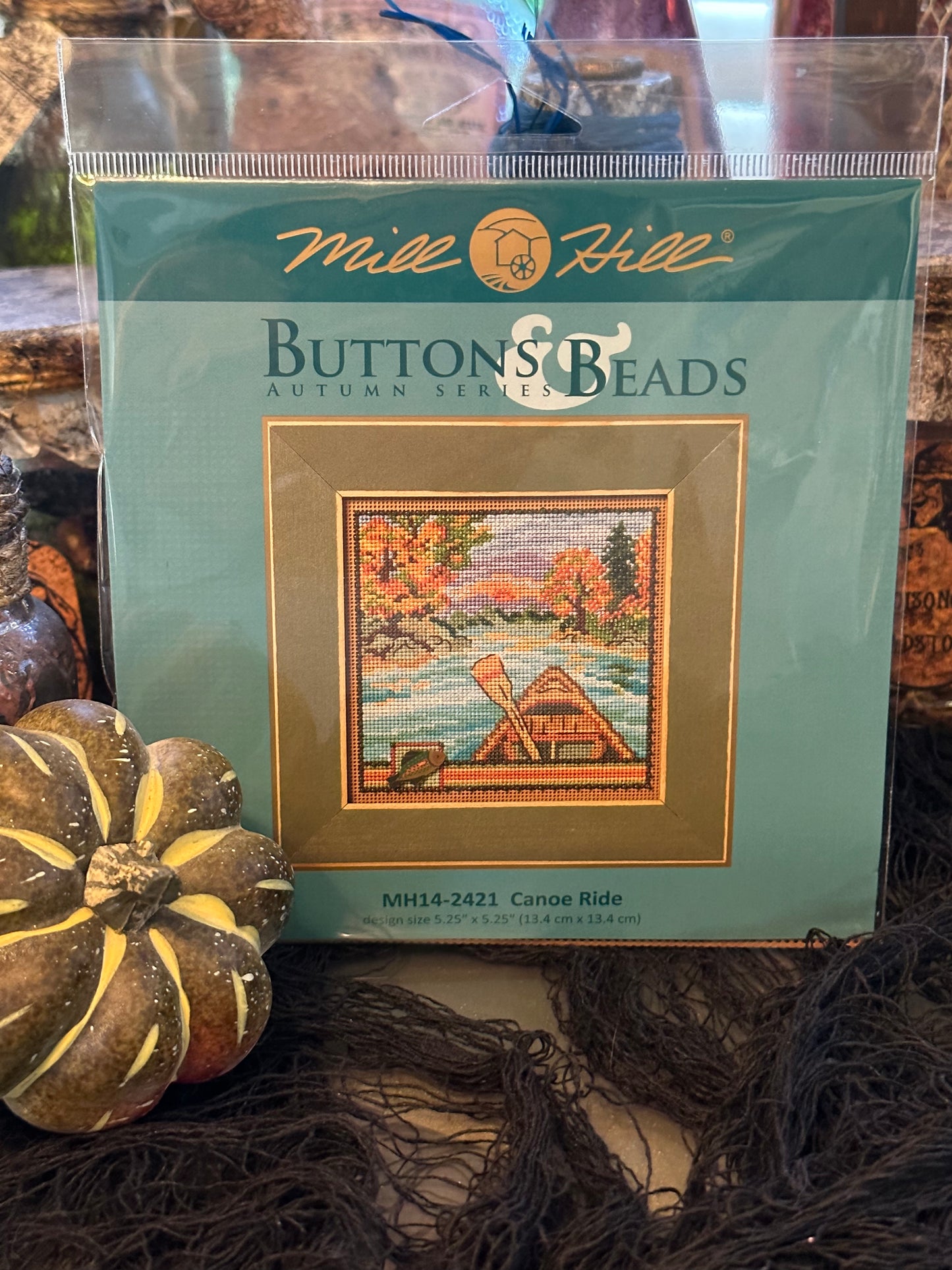 Canoe Ride Autumn Series Mill Hill Buttons and Beads Kit