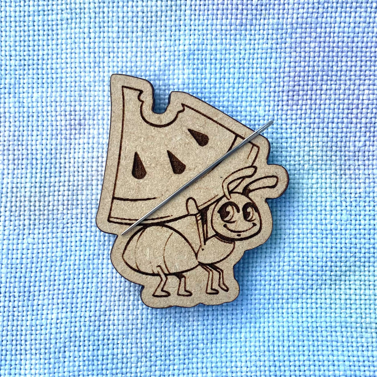 Cute Summer Watermelon with Ant Needleminder