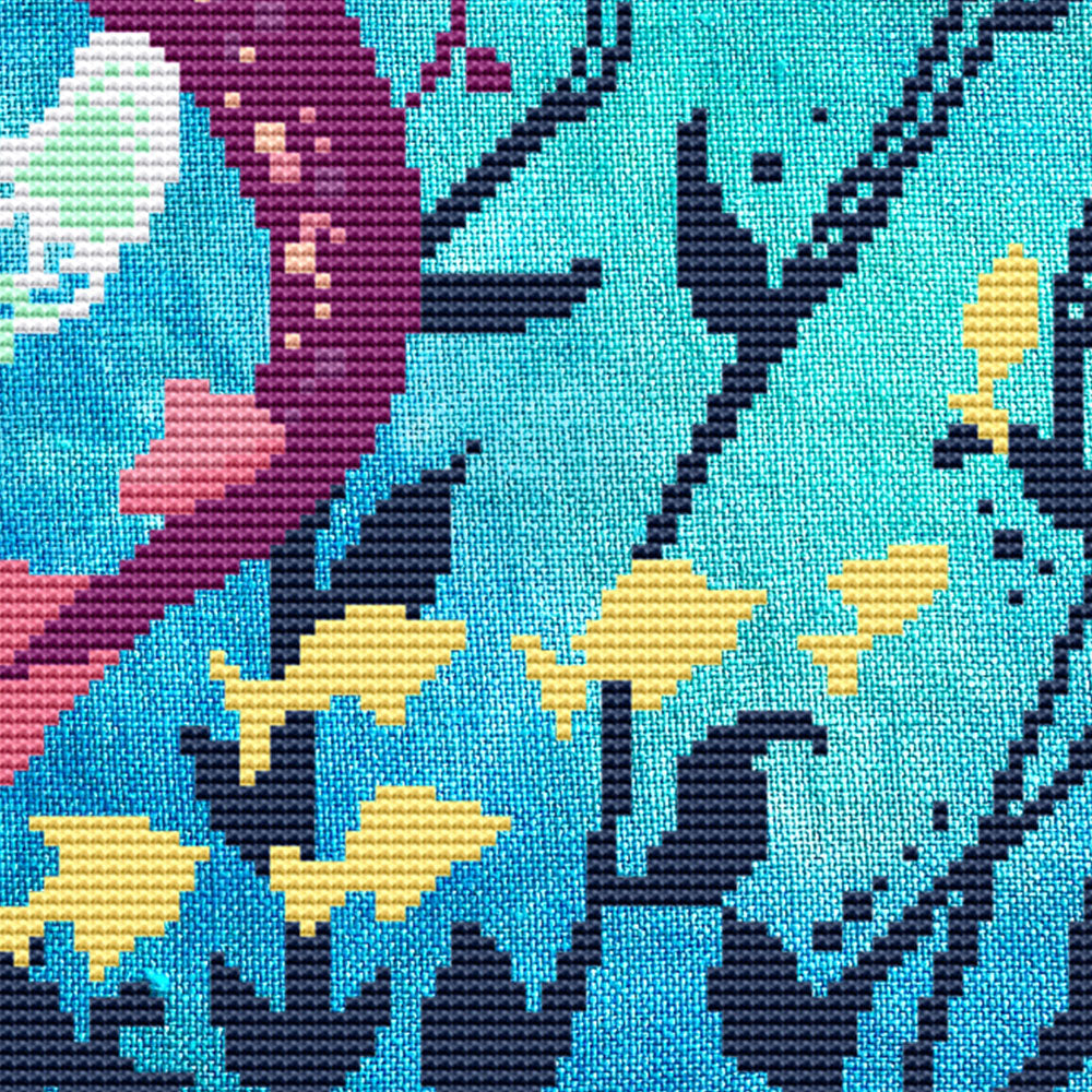 My Little Minnow Cross Stitch Pattern - Digital Download