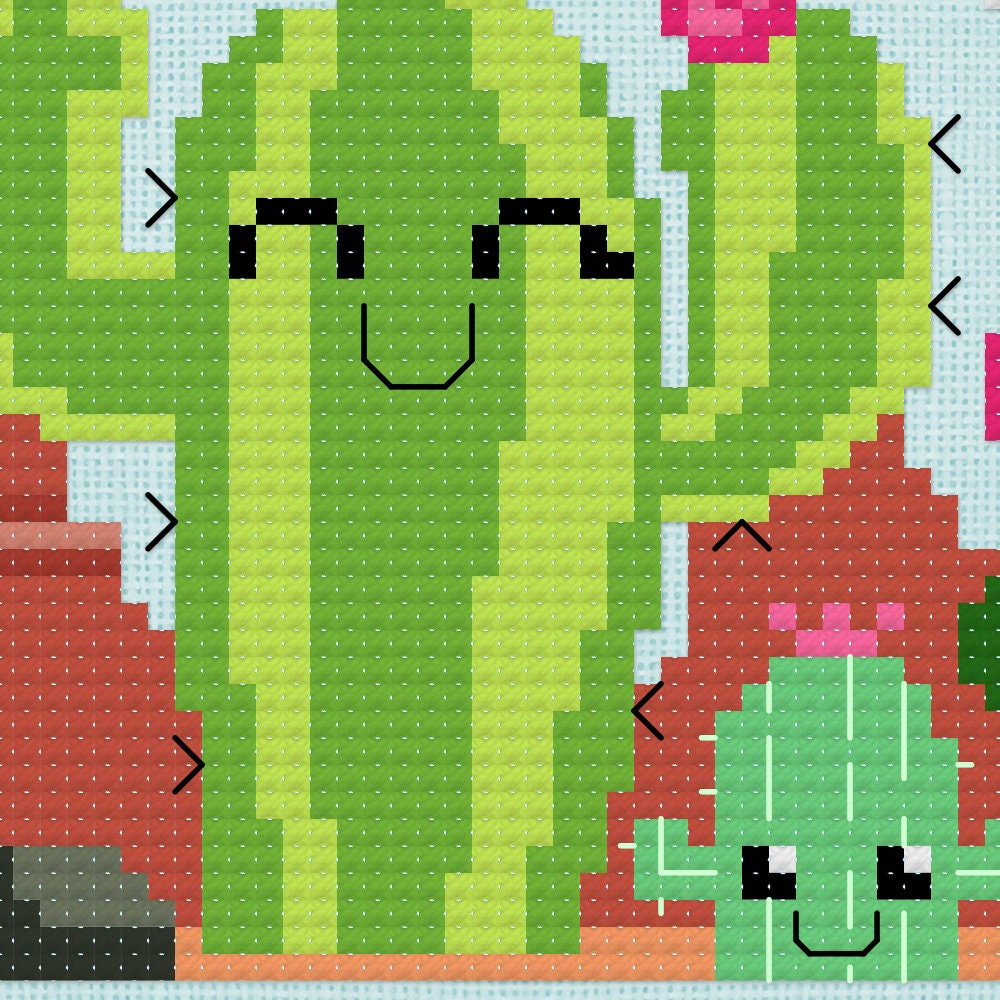 Three's Company Cross Stitch Pattern - Digital Download