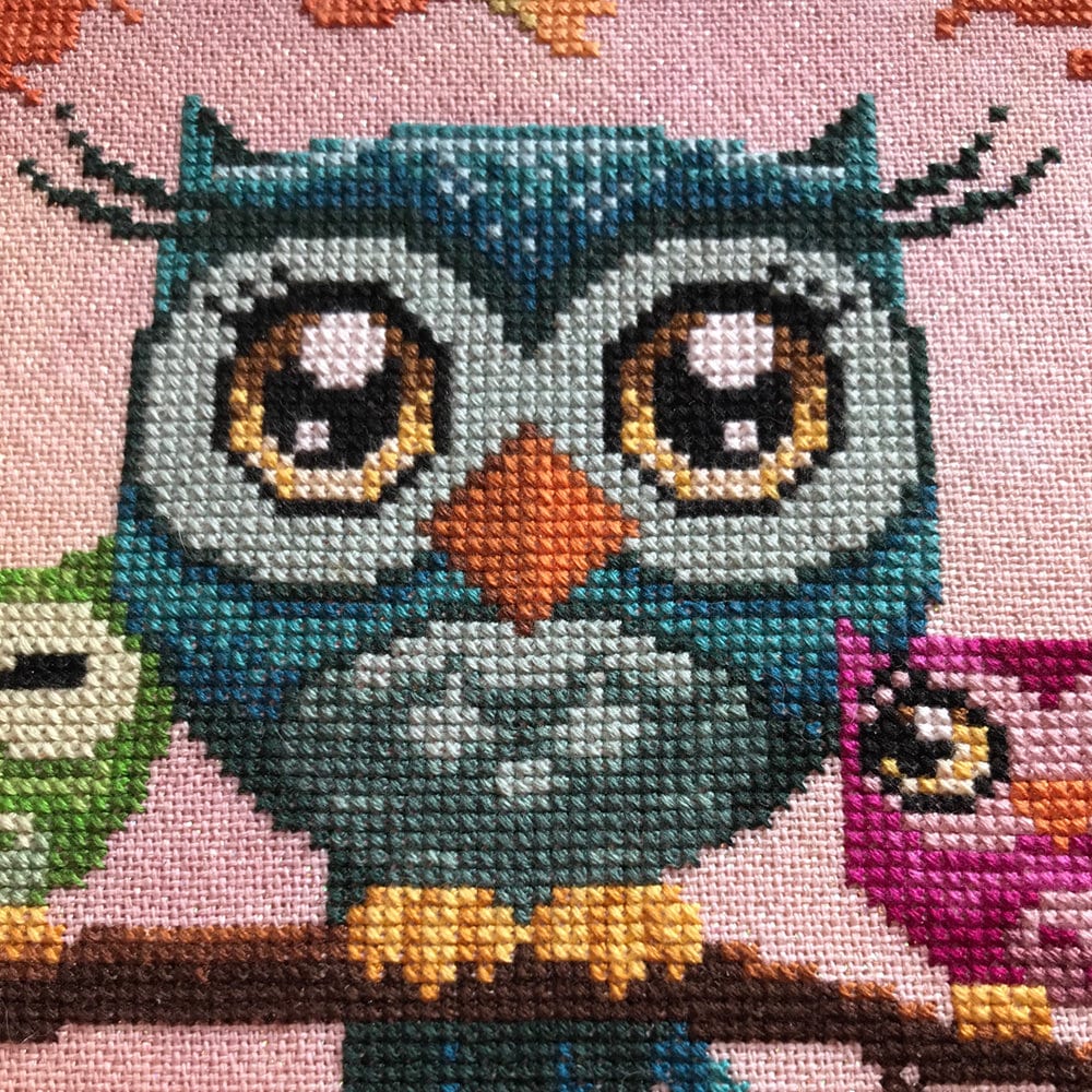 Love on a Limb Cross Stitch Pattern - Physical Leaflet