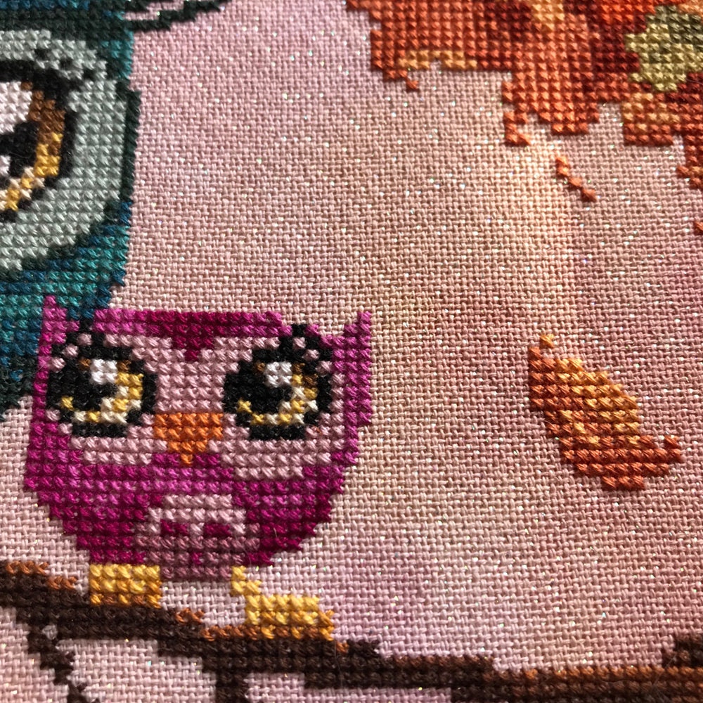 Love on a Limb Cross Stitch Pattern - Physical Leaflet