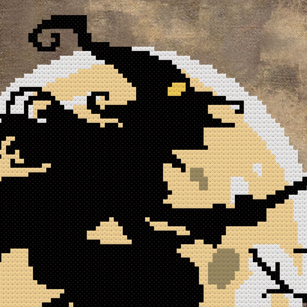 Hallows' Eve Haunting Cross Stitch Pattern - Physical Leaflet