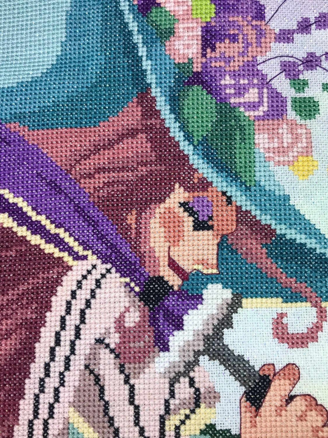 Spring Blossoms Cross Stitch Pattern - Physical Leaflet