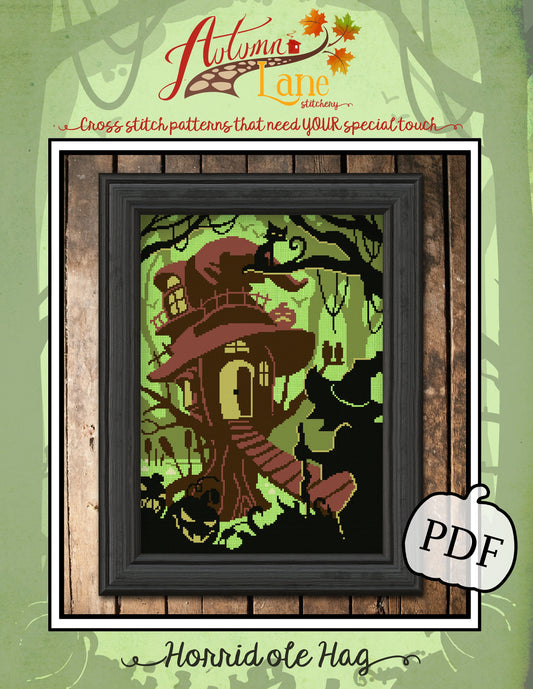 Horrid ole Hag Cross Stitch pattern - Digital Download