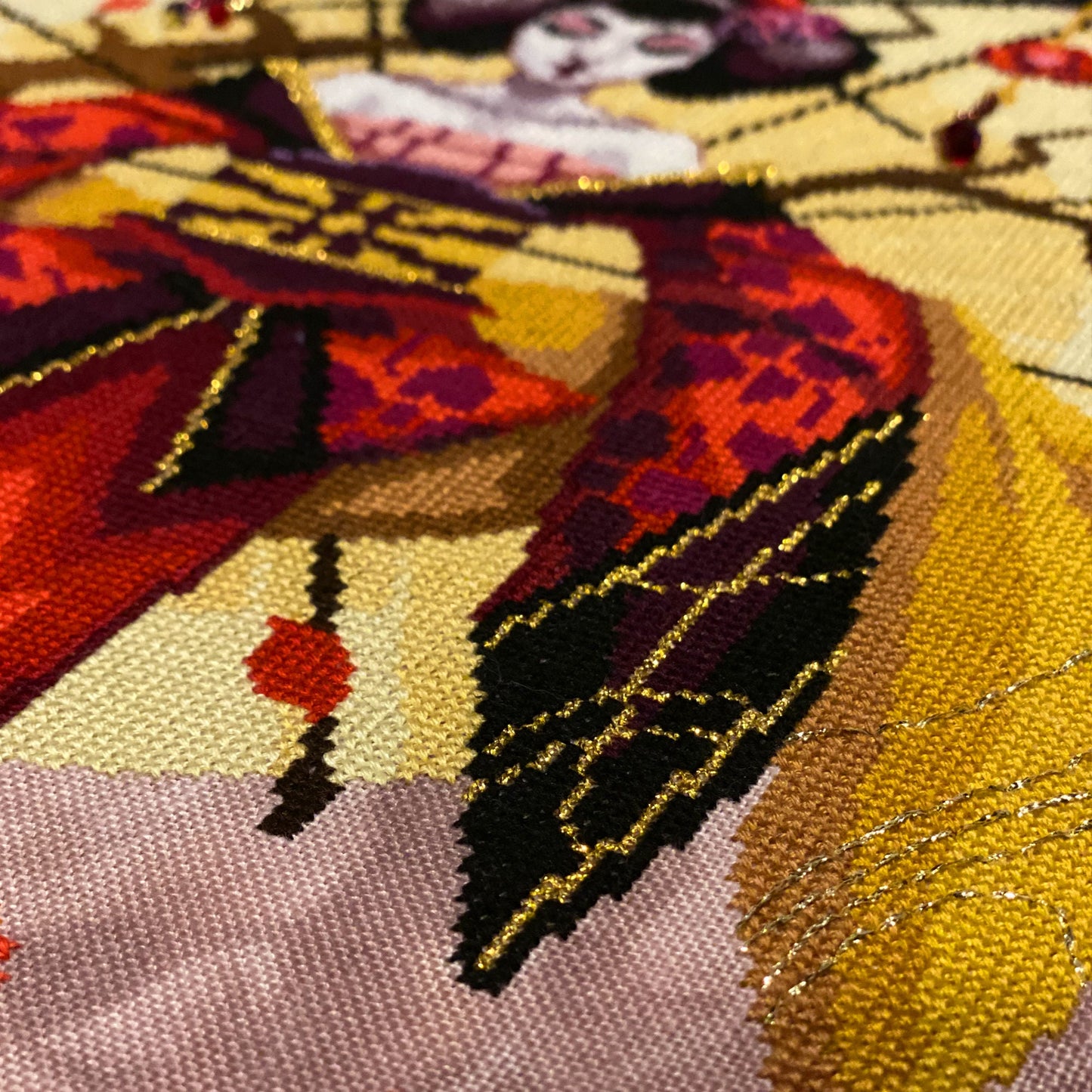 Sakura The Geisha Cross Stitch Pattern - Digital Download