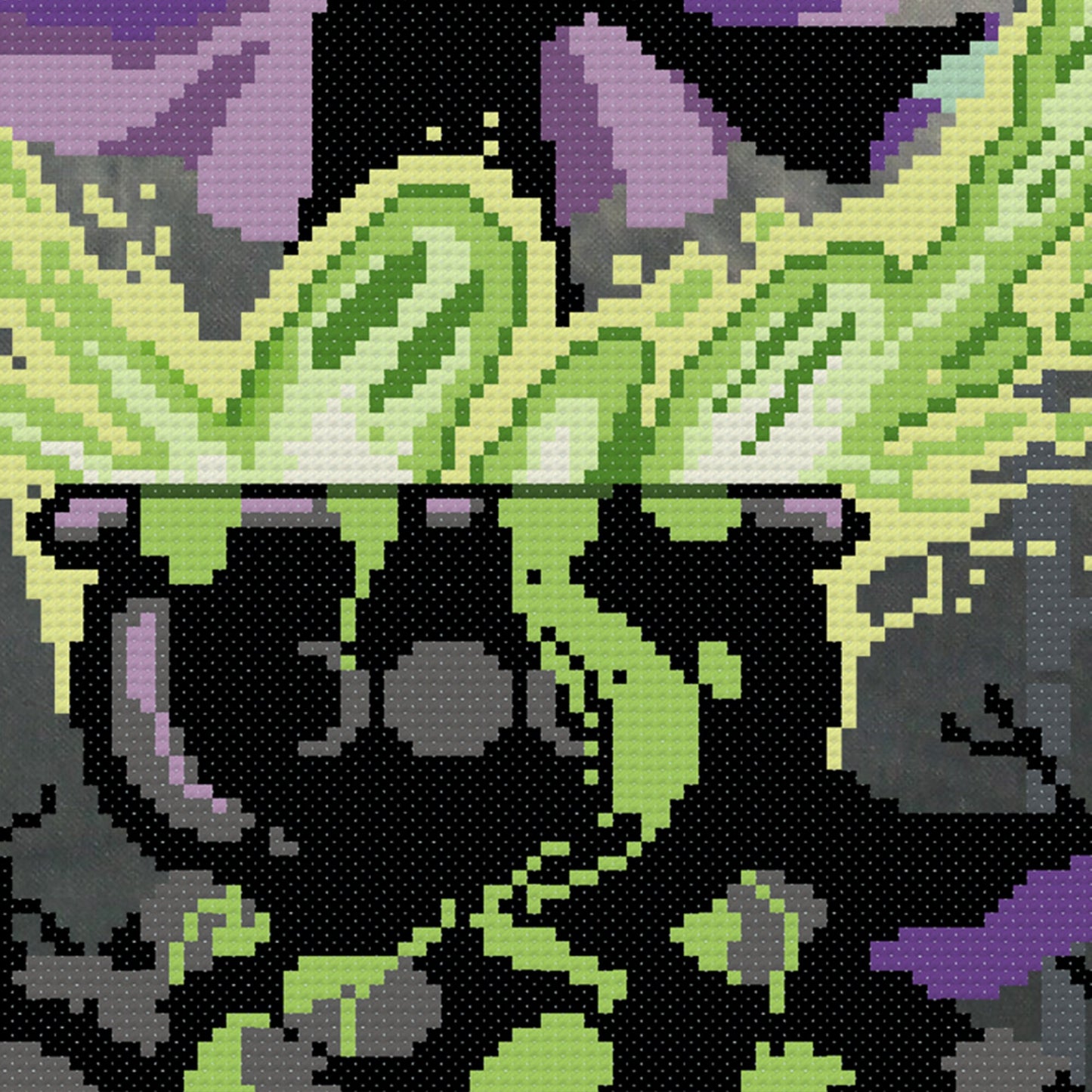 The Witch's Spell Cross Stitch Pattern - Physical Leaflet