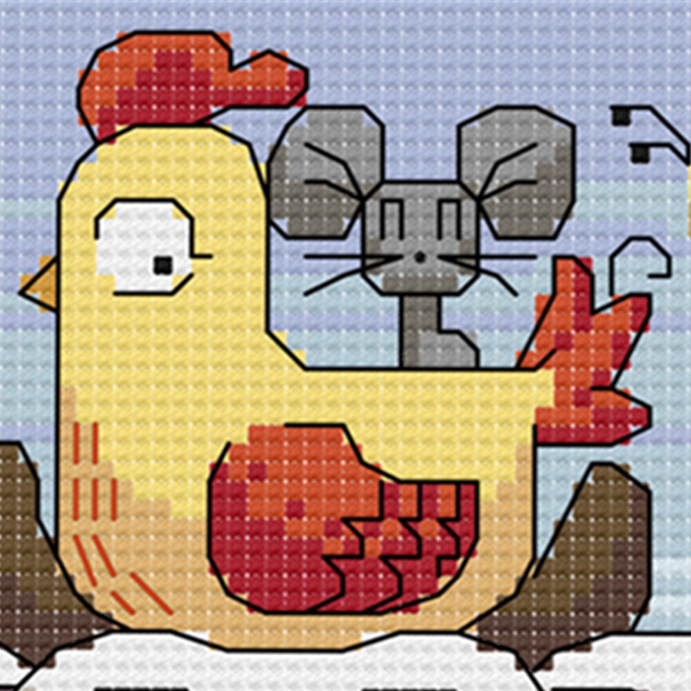Best Friends Cross Stitch Pattern - Digital Download