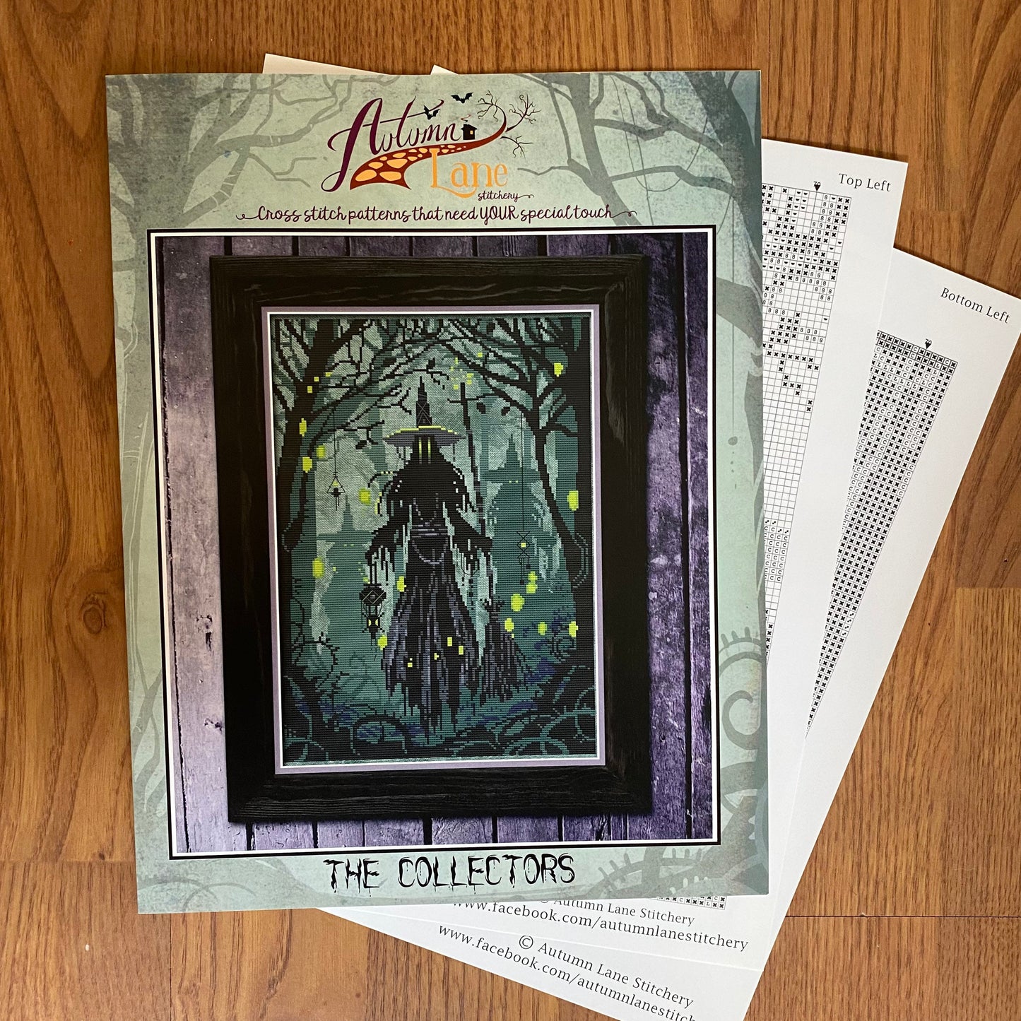 The Collectors Cross Stitch Pattern - Physical Leaflet