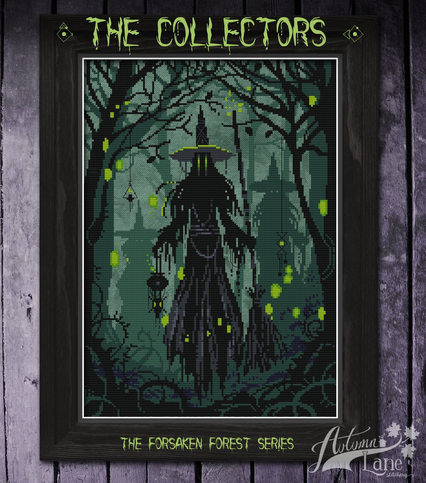 The Collectors Cross Stitch Pattern - Physical Leaflet