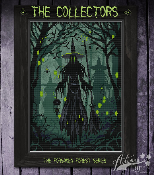 The Collectors Cross Stitch Pattern - Physical Leaflet