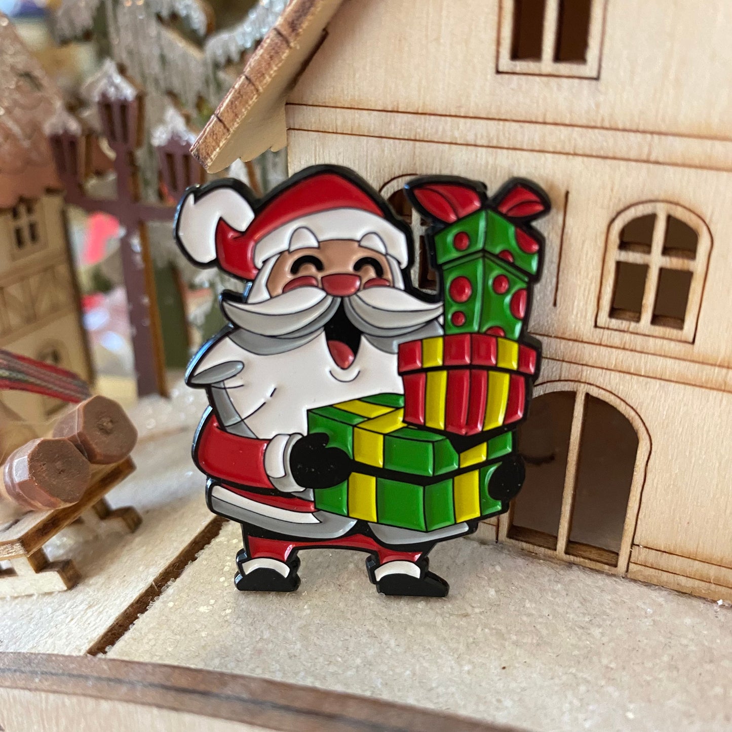 Santa Claus needle minder