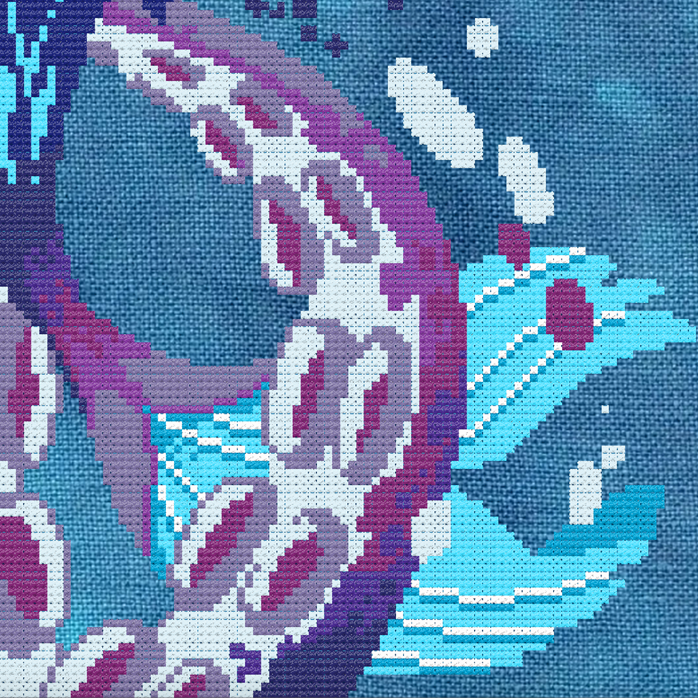 Siren of the Sea Cross Stitch Pattern - Digital Download
