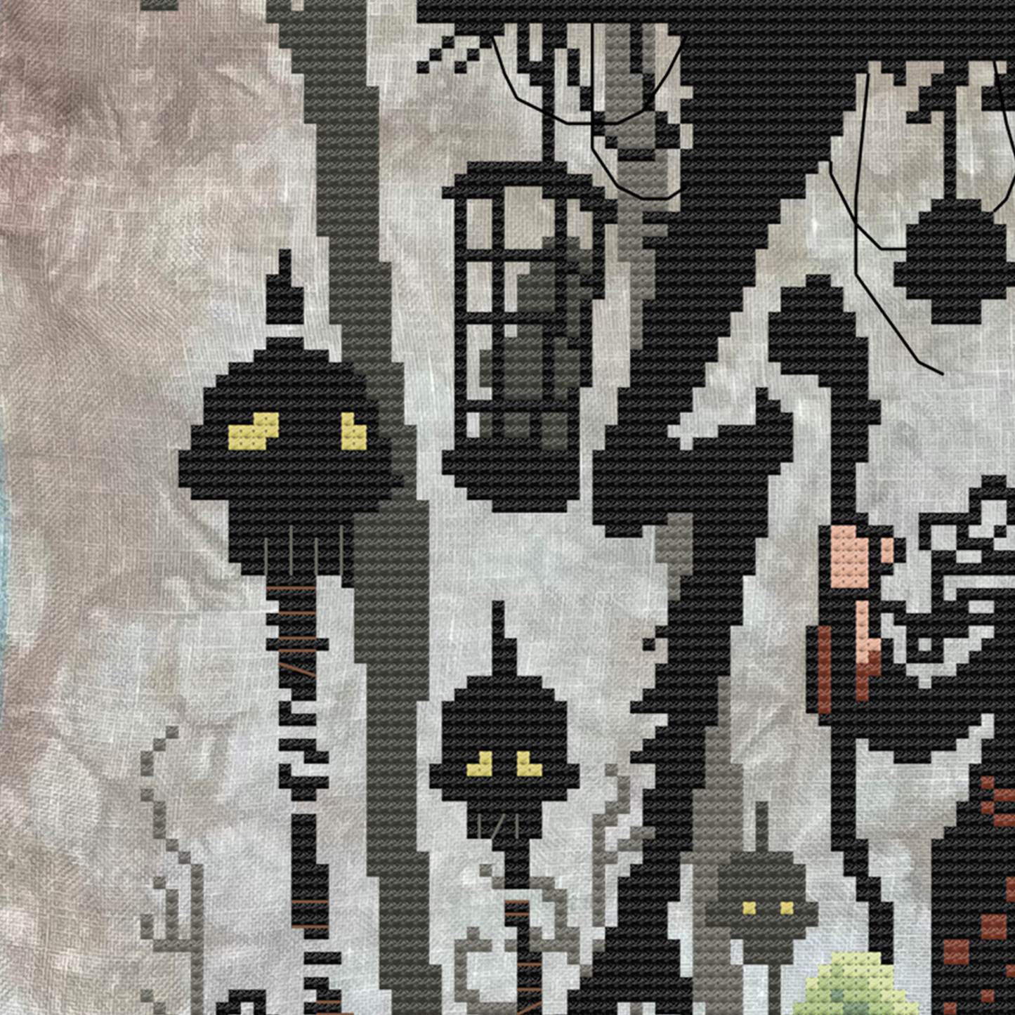 Baba Yaga Cross Stitch Pattern - Digital Download