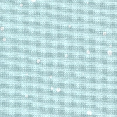 Lugana Snow Fabric 32 count Mint Splash Fat Quarter