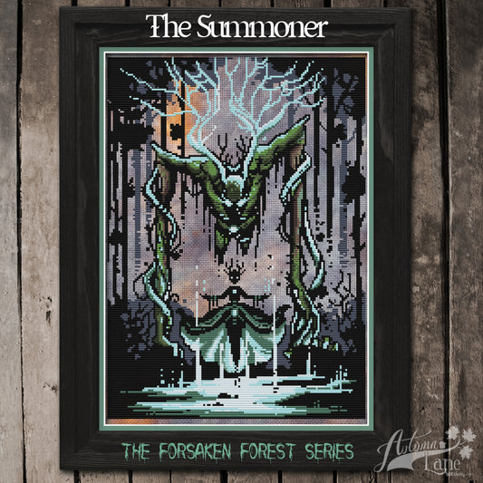 The Summoner Cross Stitch Pattern - Physical Leaflet