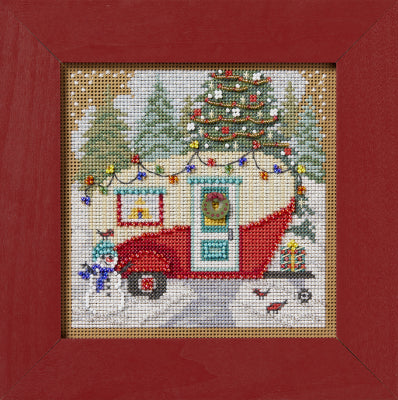 Christmas Camper Mill Hill Button and Beads Kit