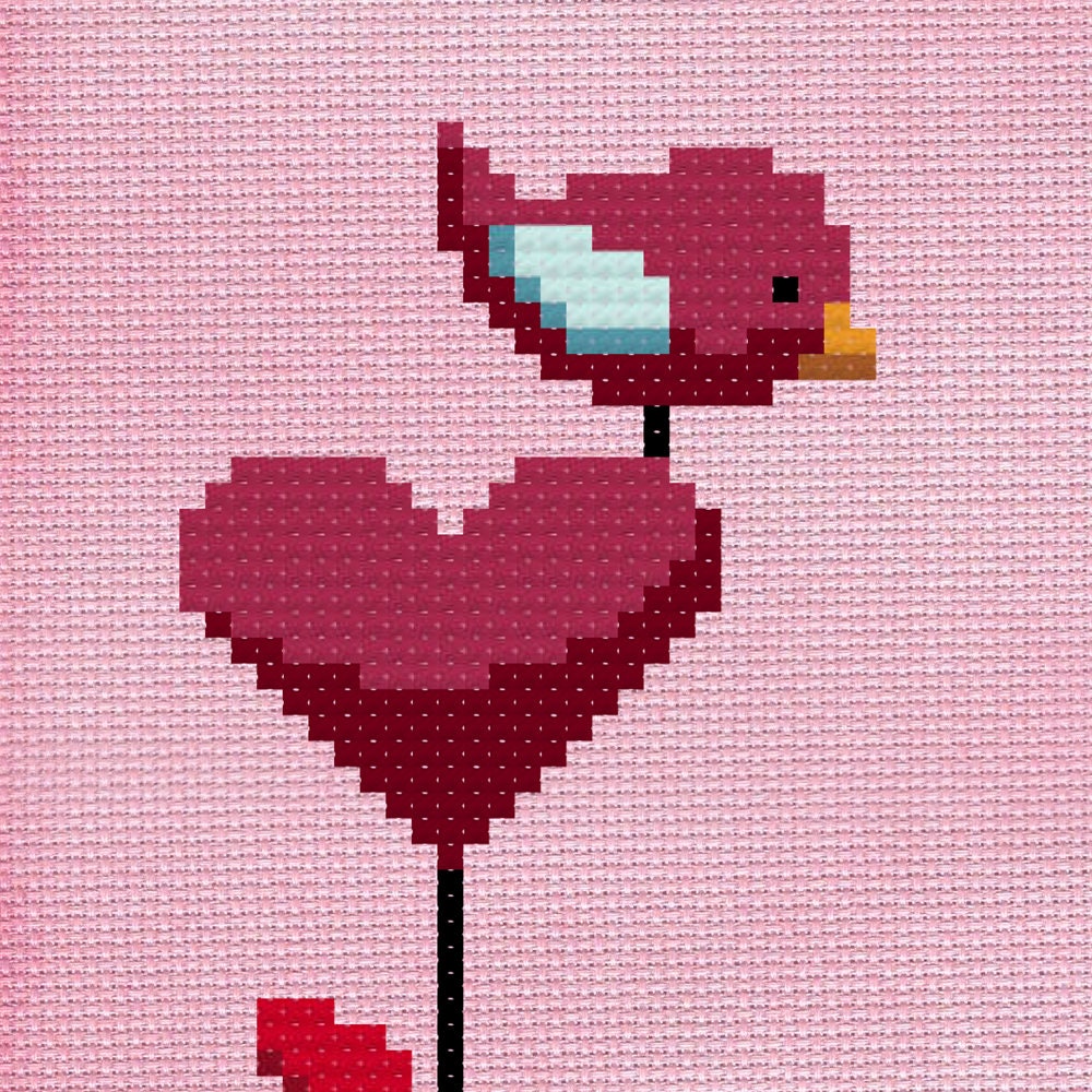 You've got mail February Cross Stitch Pattern - Digital Download