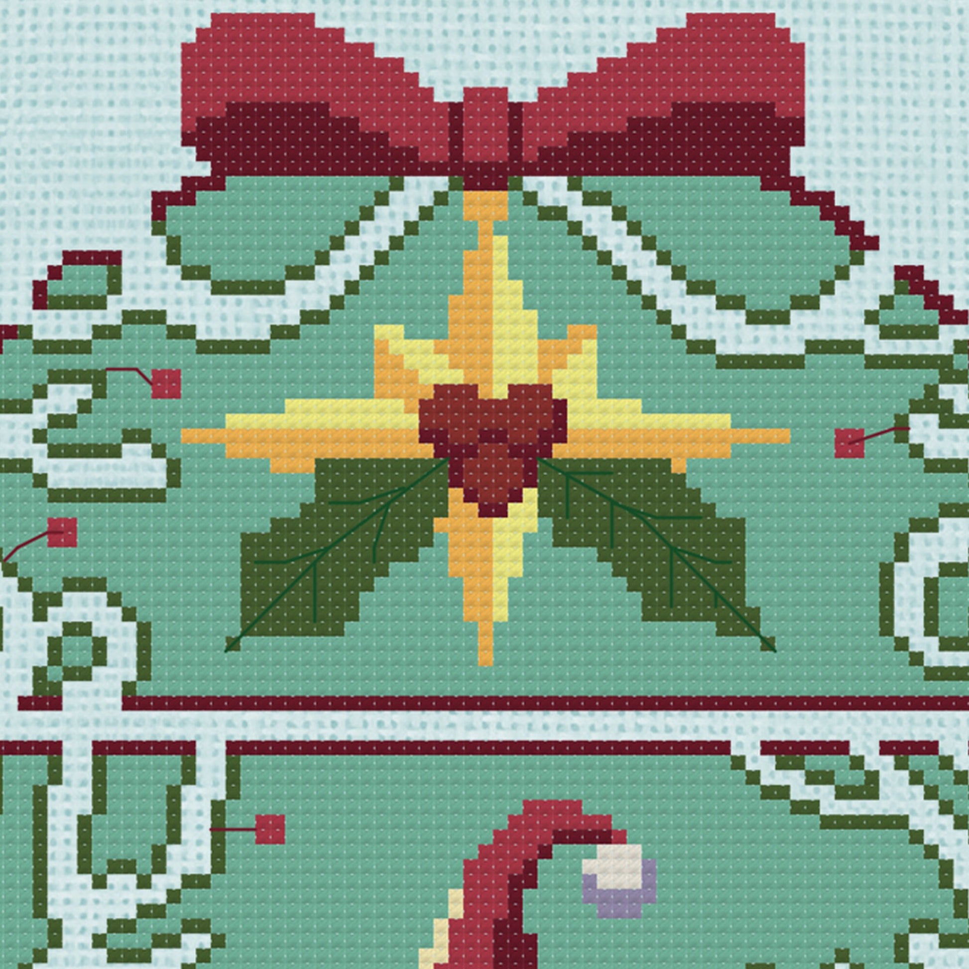 woodland-santa-cross-stitch-pattern-pdf-autumnlanestitchery for Printable Free Christmas Cross Stitch Patterns Woodland Santa - Cross Stitch Pattern PDF – autumnlanestitchery for Printable Free Christmas Cross Stitch Patterns