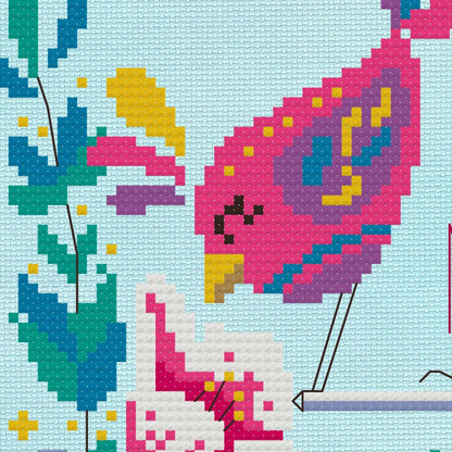 May Flowers Cross Stitch Pattern - Digital Download