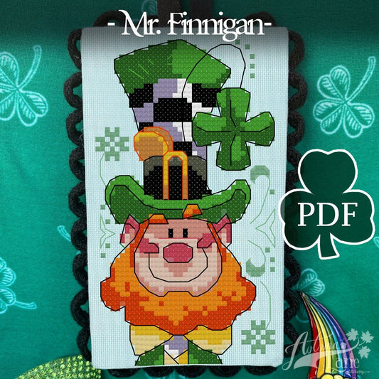 Mr. Finnigan Cross Stitch Pattern - Digital Download