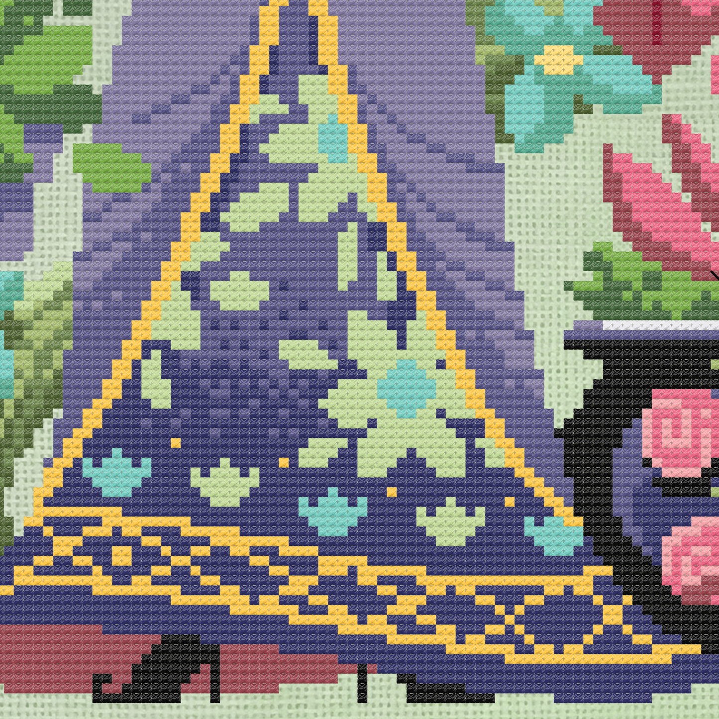 Serena Sprout Cross Stitch Pattern - Digital Download